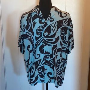 Kalaheo Aloha Shirt Polynesian Print